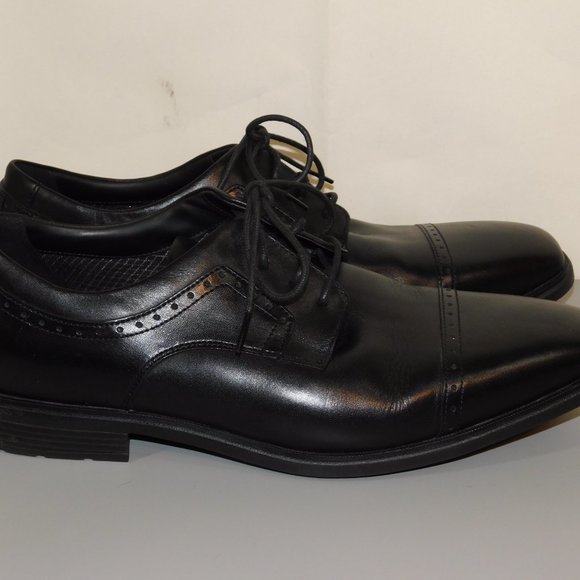 Rockport DresSports  Black Leather Lace Up Dress Shoes Men\'s Size 13 main image 6